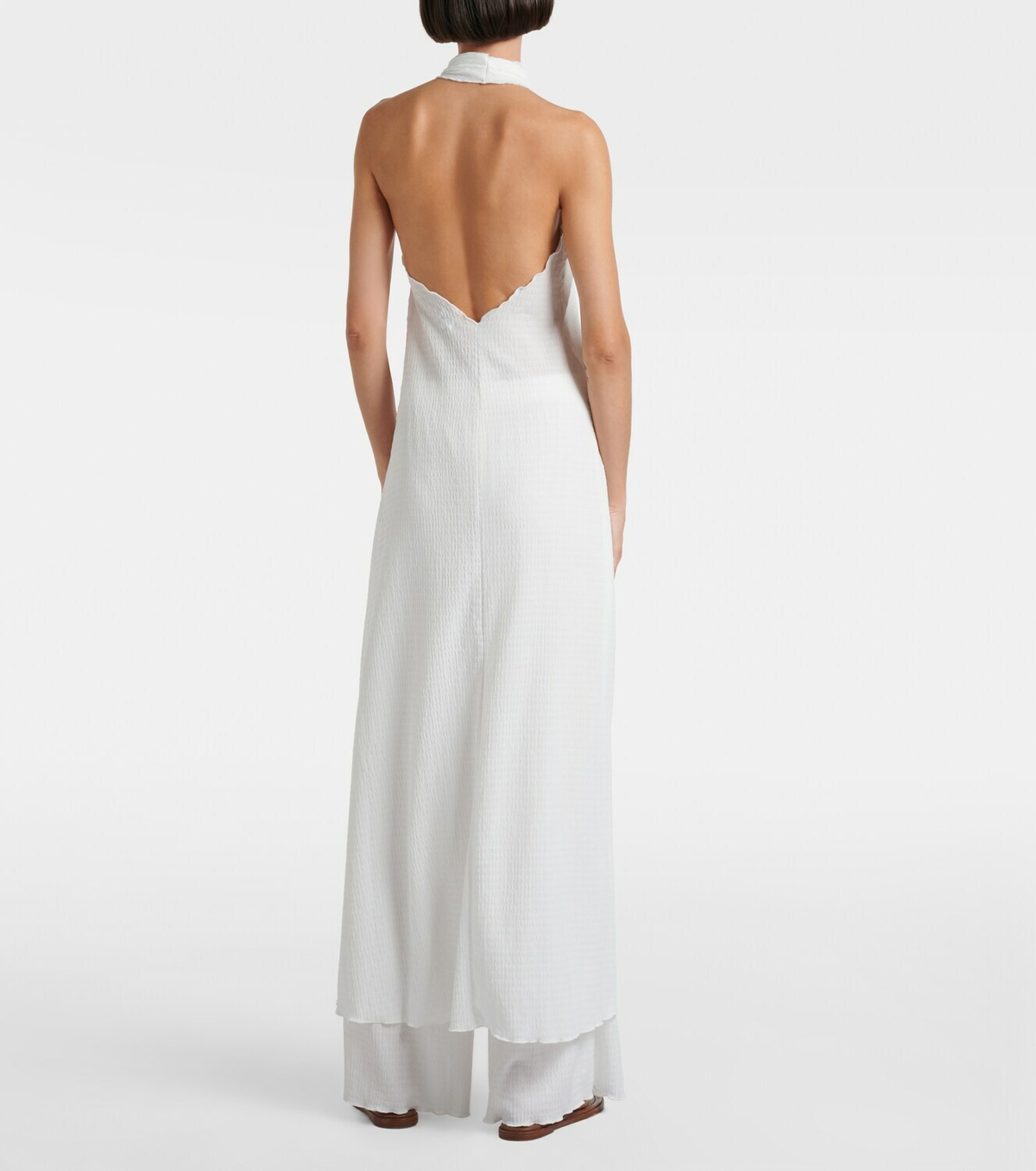 Jade Swim Stella sheer halterneck maxi dress
