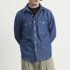 Randy's Garments Men's Randy’s Garments INC. 3 Pocket Work Shirt in Double Washed Denim