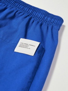 Neighborhood - Easy Straight-Leg Cotton-Twill Drawstring Shorts - Blue