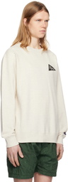 Pilgrim Surf + Supply Off-White Team Crew Sweatshirt