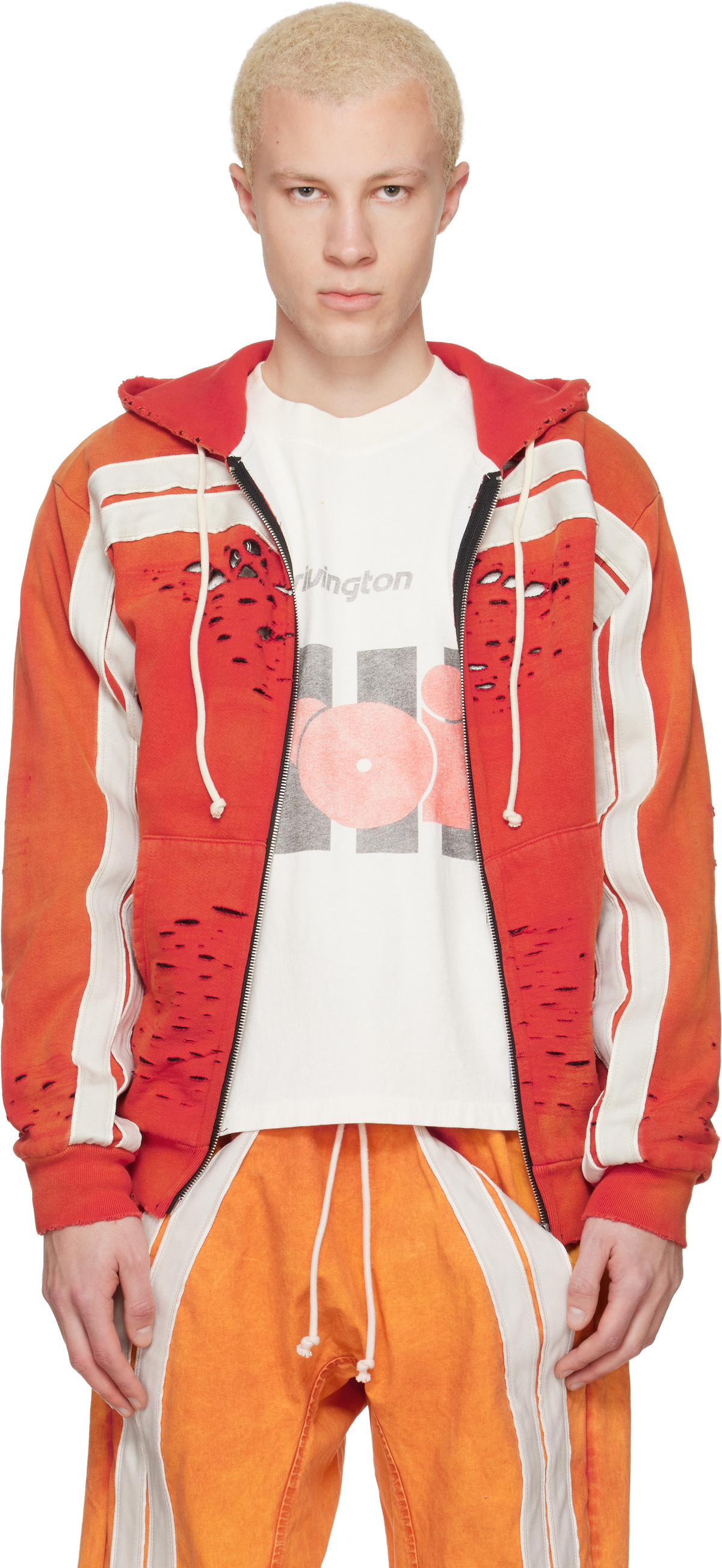 Rivington Roi Rebis Orange Apocrypha Pious Zip Hoodie