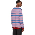 Acne Studios Pink and Blue Stripe Nimah Sweater