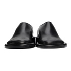 Proenza Schouler Black Leather Pipe Flat Mules