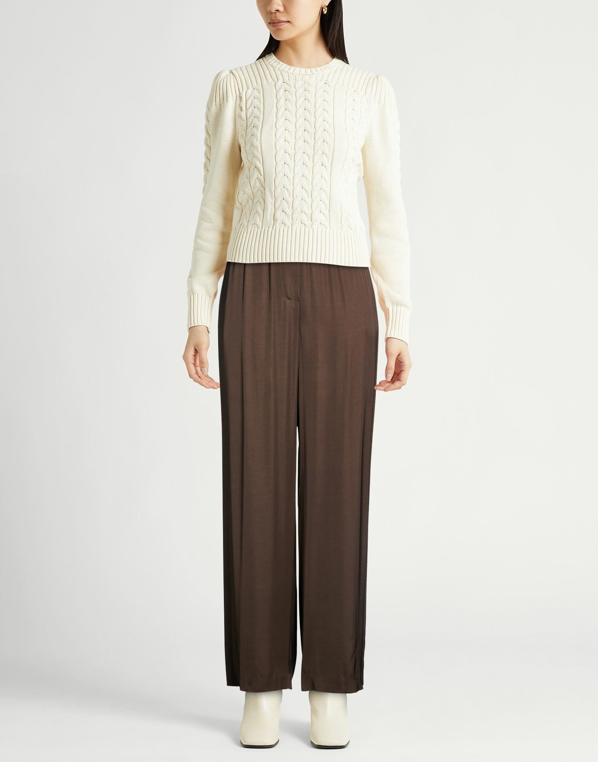 Peserico Womens Pants Dark in Brown