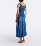 Dôen Emmaretta floral cotton midi dress
