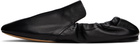 Le Monde Beryl Black Leather Loafers