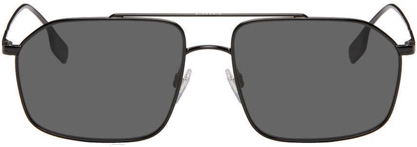 Photo: Burberry Black Icon Stripe Sunglasses