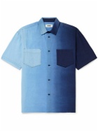 YMC - Mitchum Ombré Cotton-Voile Shirt - Blue