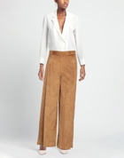 Alessia Santi Womens Pants Camel