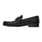 Salvatore Ferragamo Black SF Ornament Loafers