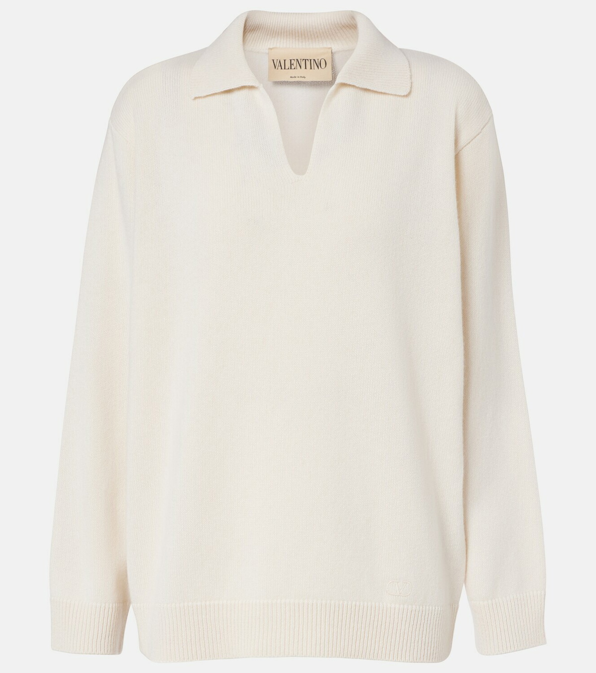 Valentino Cashmere polo sweater