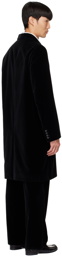 The Row Black Hugh Coat