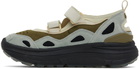 SUICOKE Blue & Khaki AKK-2 Sneakers