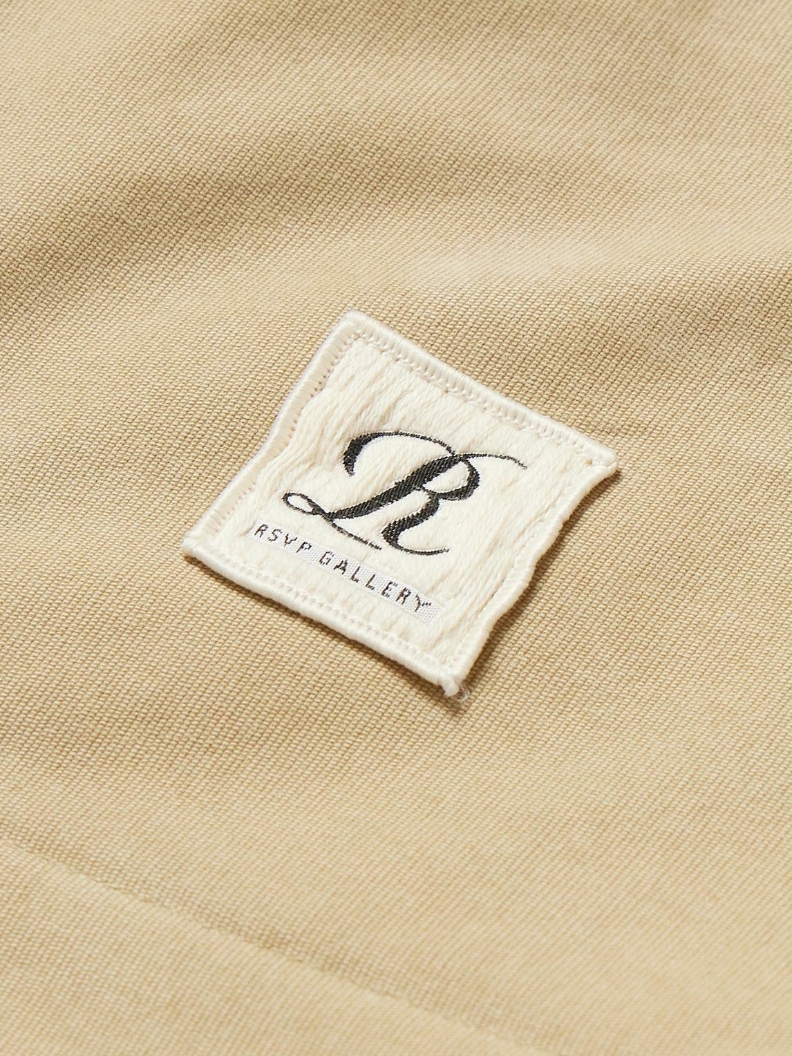 AGOLDE - RSVP GALLERY District Corduroy-Trimmed Cotton-Twill Jacket - Neutrals