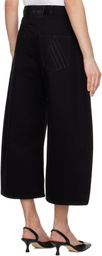 The Attico Black Long Jeans