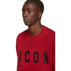 Dsquared2 Red Cool Fit Sweatshirt