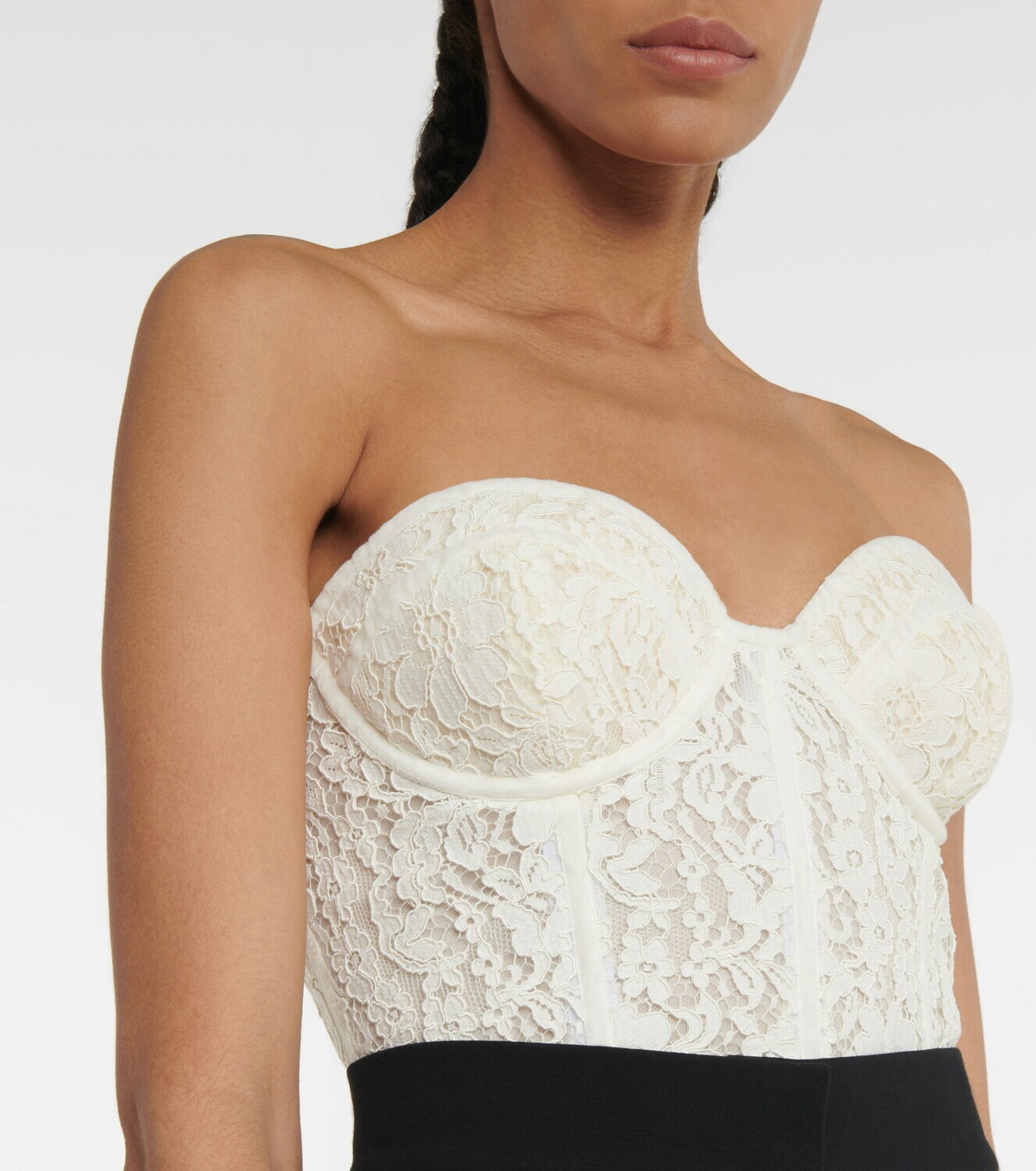 Costarellos Carina lace bustier