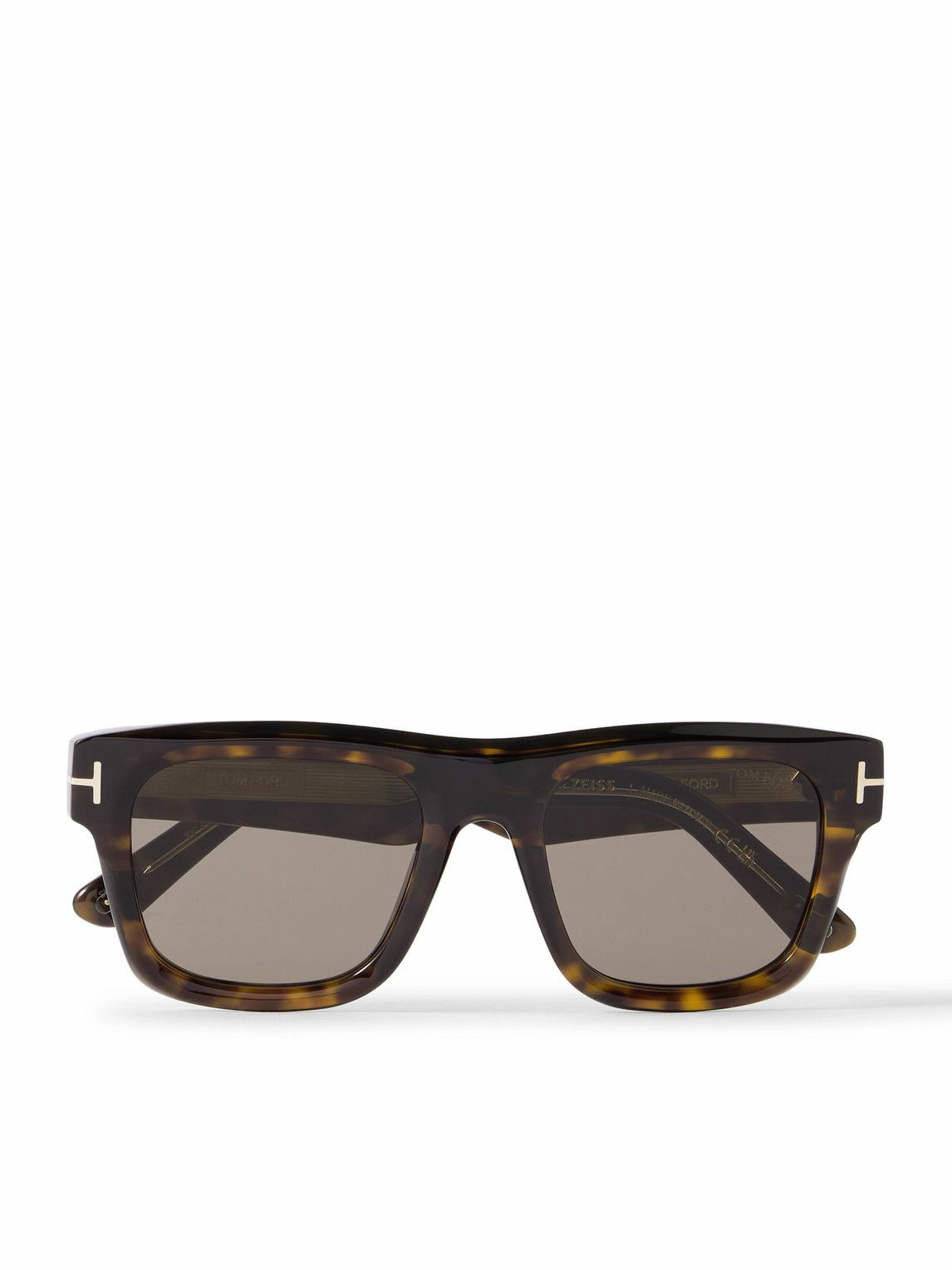 TOM FORD - Square-Frame Tortiseshell Acetate Sunglasses