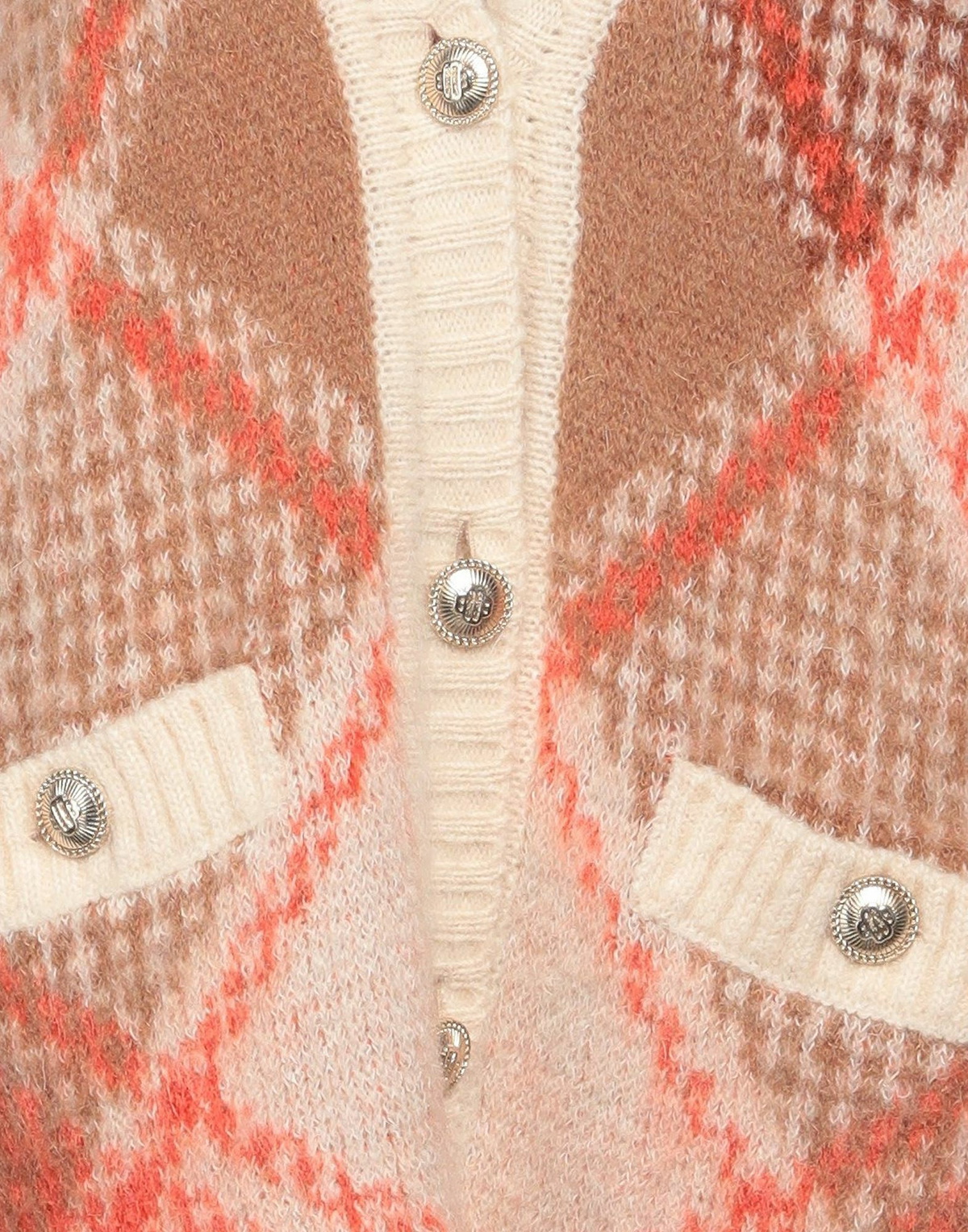Maje Womens Cardigan Coral