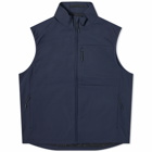 Norse Projects Men's Birkholm Solotex Twill Vest in Dark Navy