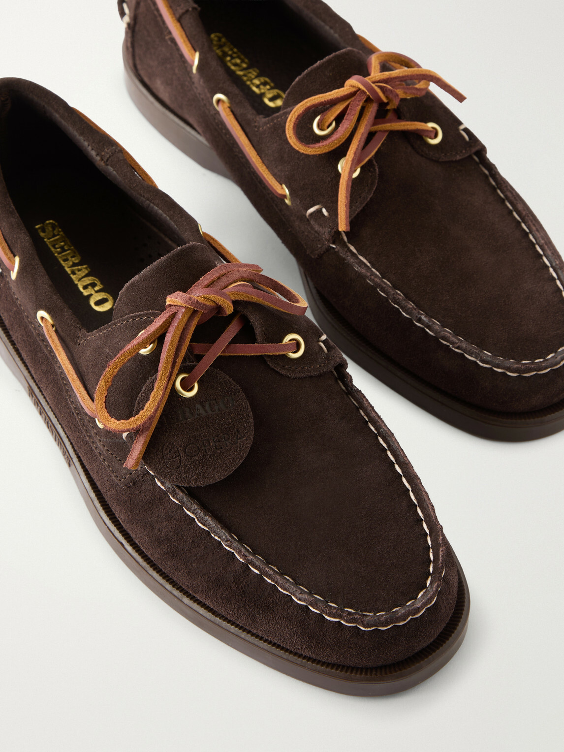 Sebago - Portland Artisan Suede Boat Shoes - Brown