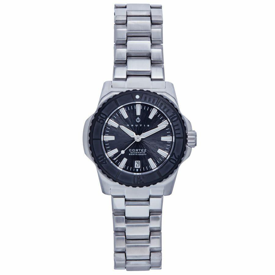 Nautis Cortez Black Dial Mens Watch NAUN102-2