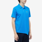 Comme des Garçons SHIRT Men's x Lacoste Asymmetric Polo Shirt in Blue