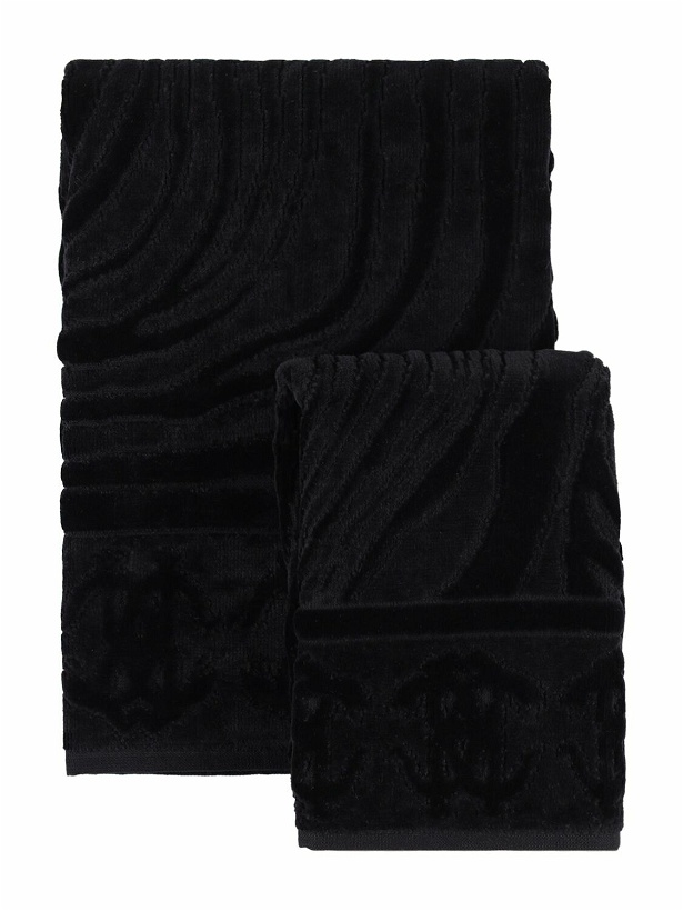 Photo: ROBERTO CAVALLI Set Of 2 Okapi Towels
