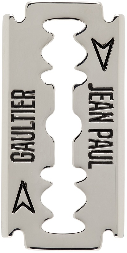 Photo: Jean Paul Gaultier Silver 'The Razor Blade' Single Earring