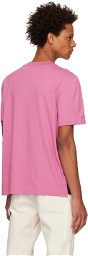 Moncler Pink Garment-Washed T-Shirt