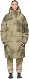 A. A. Spectrum Green Braskas Down Jacket