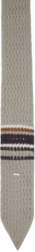 Photo: C2H4 Gray Bodkin Knit Tie