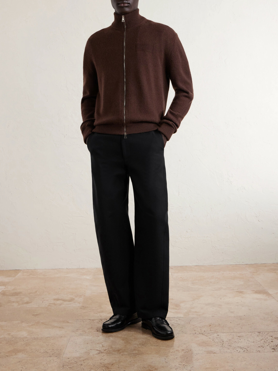Givenchy - Straight-Leg Cotton-Twill Trousers - Black