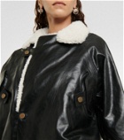 Dodo Bar Or Menash shearling-lined leather jacket