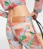 Loewe Paula's Ibiza floral printed low-rise jeans