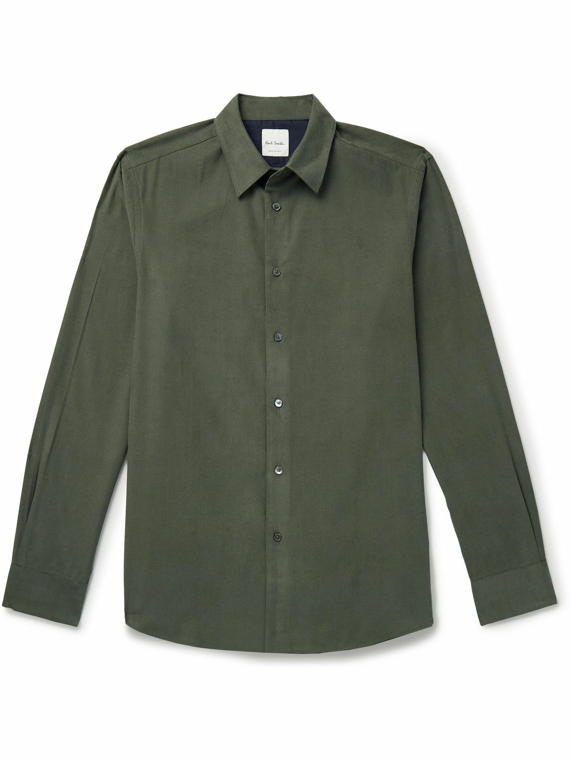 Paul Smith - Cotton-Corduroy Shirt - Green Paul Smith