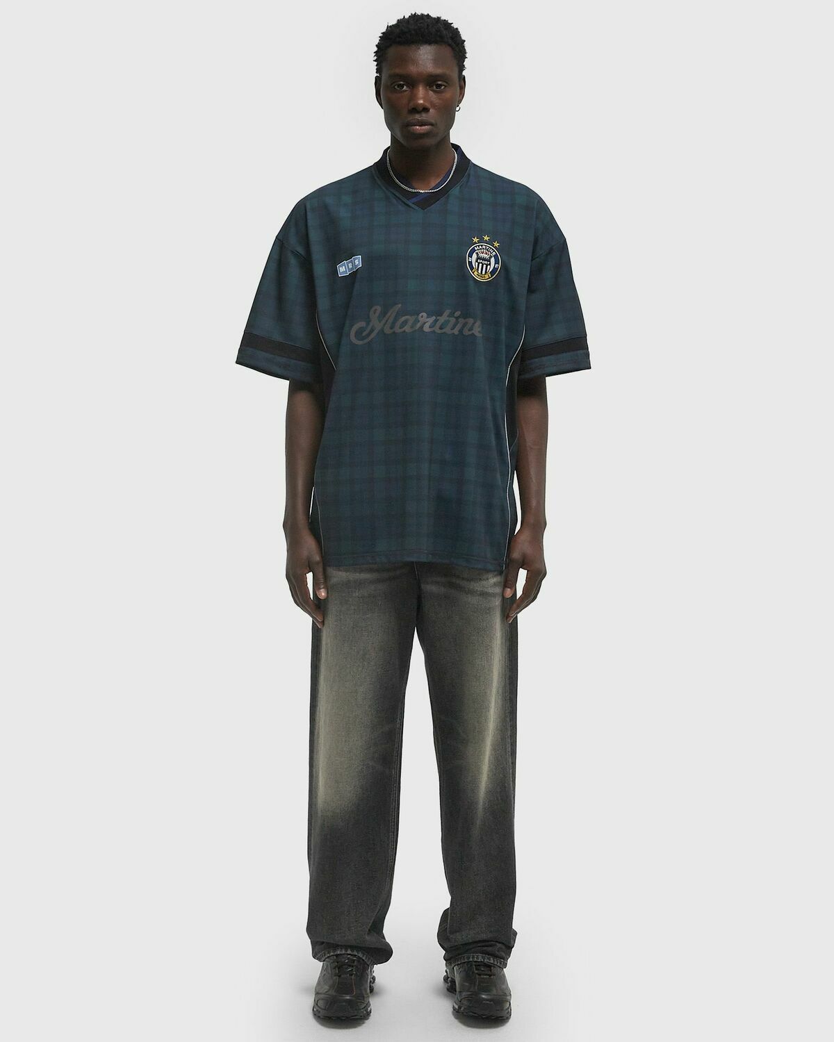 Martine Rose FOOTBALL SHIRT Black Mens Jersey