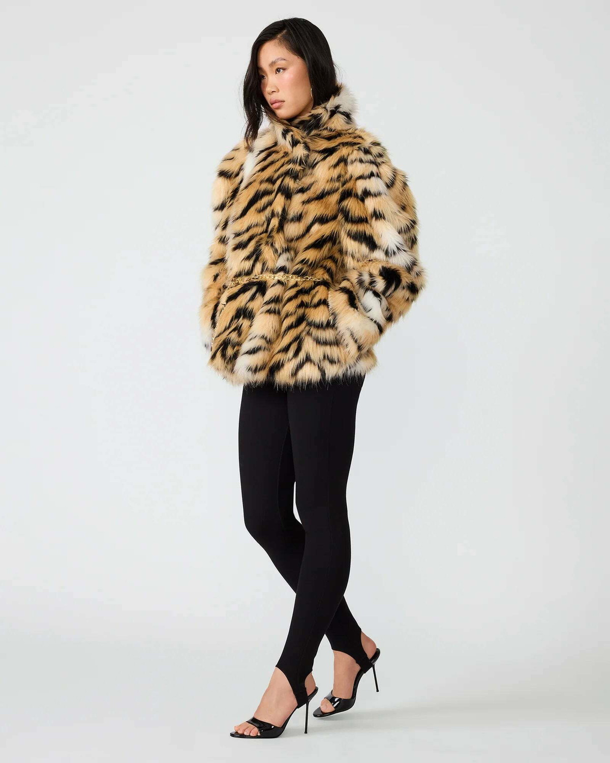 Steve Madden Alexx Coat Dresses in Black