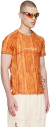 Raga Malak Orange 'Tread Lightly' T-Shirt