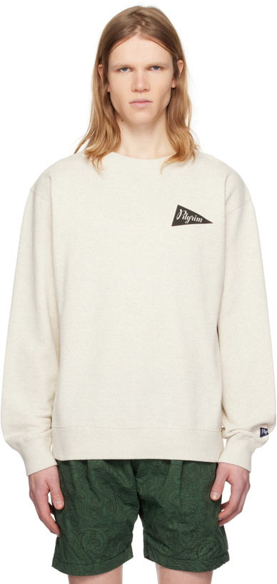 Photo: Pilgrim Surf + Supply Off-White Team Crew Sweatshirt
