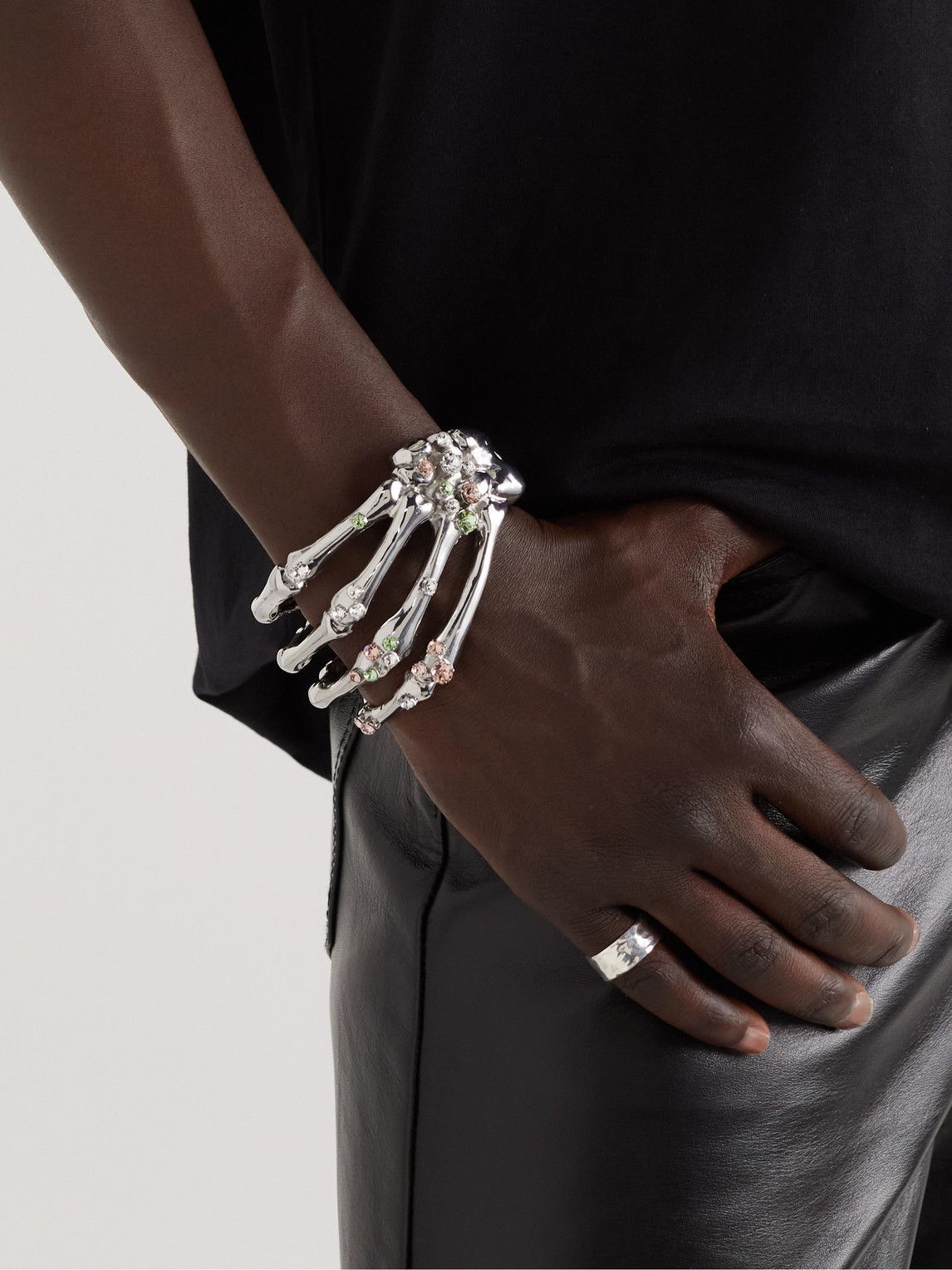 raf simons skull skelton bracelet | fitwellbathfitting.com