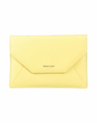 Trussardi Womens Clutch in Yellow