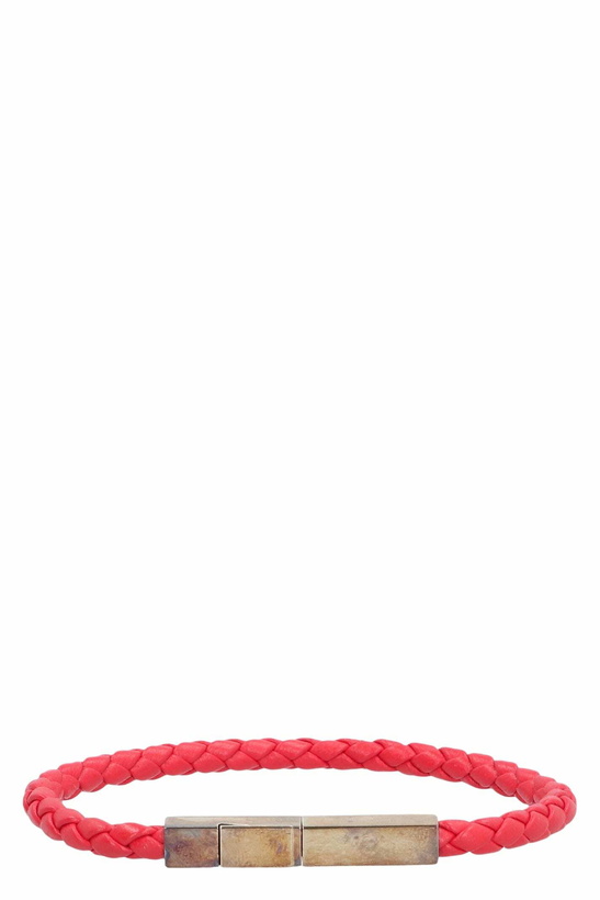 Photo: Bottega Veneta Braided Leather Bracelet