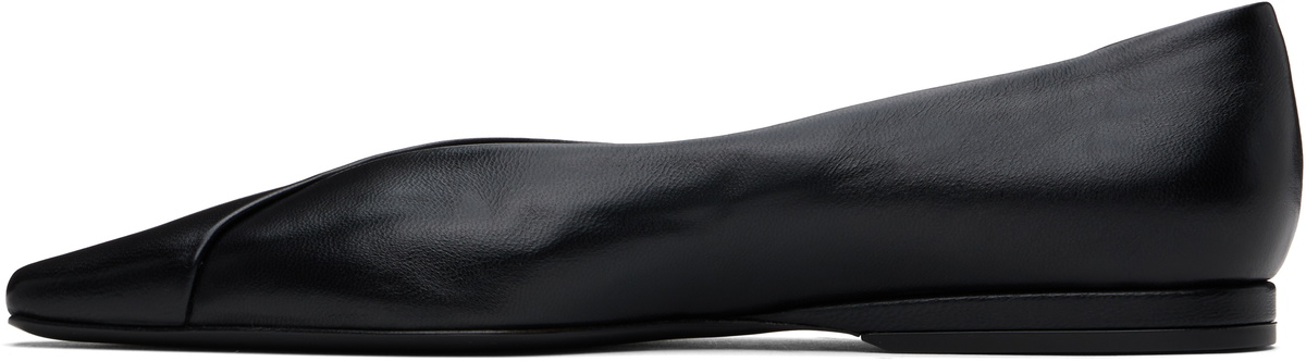 Loulou Studio Black Barsi Ballerina Flats
