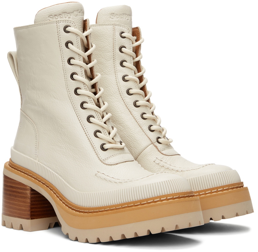 See by 2025 chloe white boots