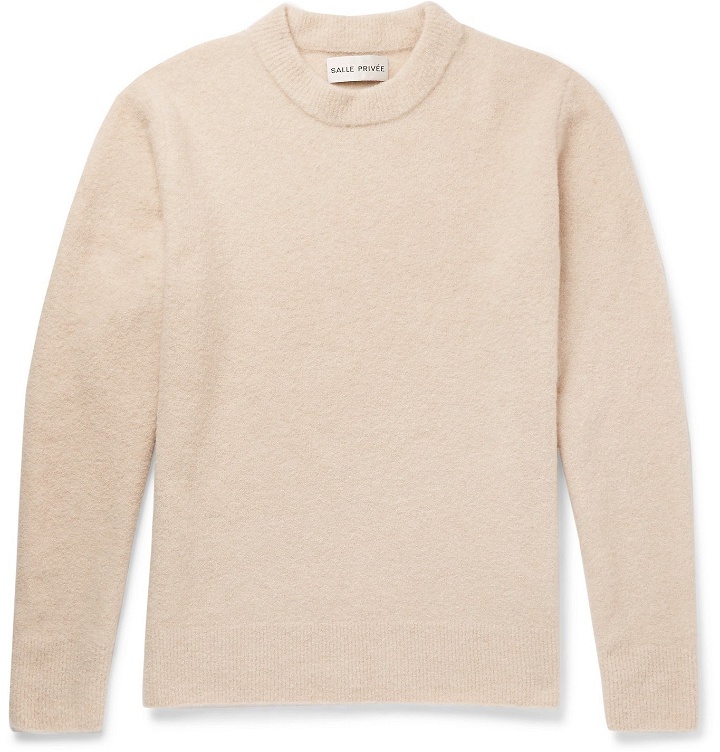 Photo: SALLE PRIVÉE - Aren Cashmere and Silk-Blend Bouclé Sweater - Neutrals