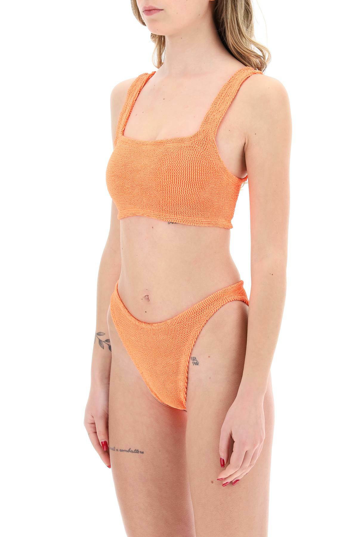HUNZA G. xandra bikini set Orange Hunza G