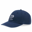 By Parra Men's Alien Head 6 Panel Hat in Midnight Blue 