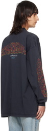 Balenciaga Black Offshore Long Sleeve T-Shirt
