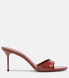 Paris Texas Lidia patent leather mules